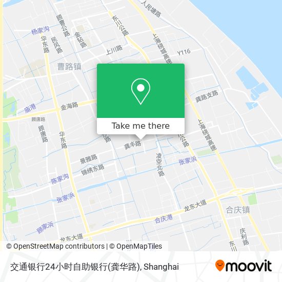 交通银行24小时自助银行(龚华路) map