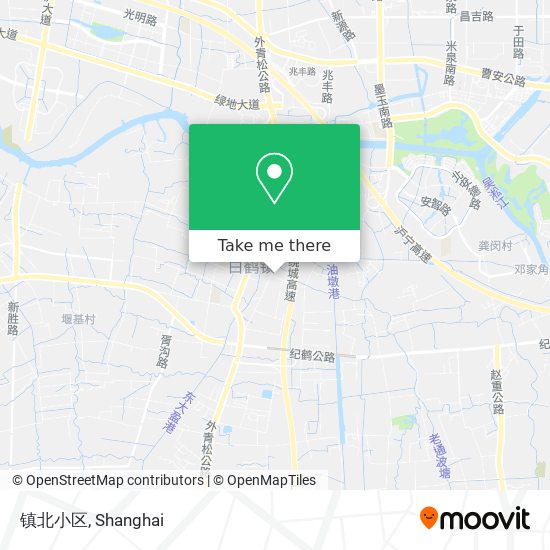 镇北小区 map