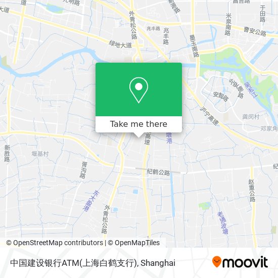 中国建设银行ATM(上海白鹤支行) map