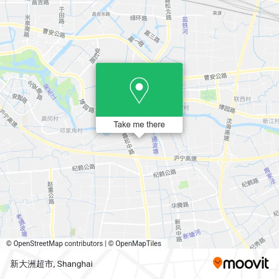 新大洲超市 map