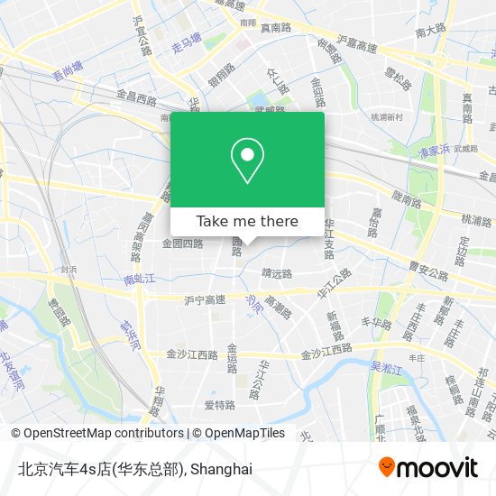 北京汽车4s店(华东总部) map