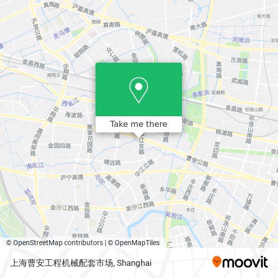 上海曹安工程机械配套市场 map