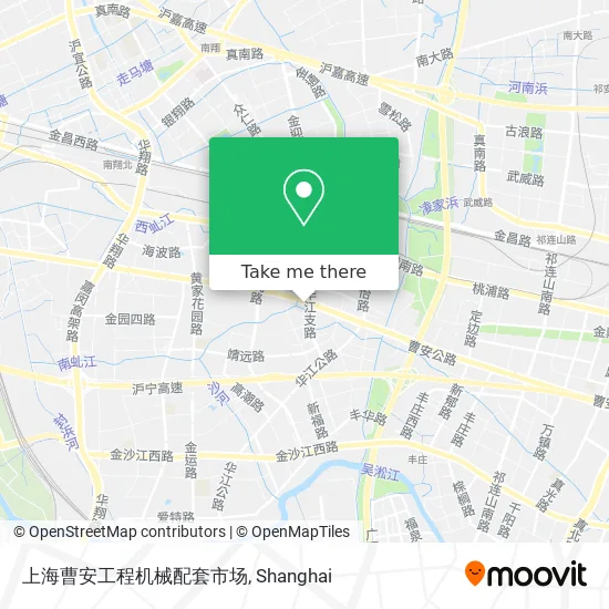 上海曹安工程机械配套市场 map