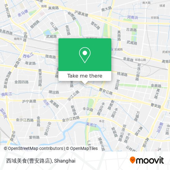 西域美食(曹安路店) map
