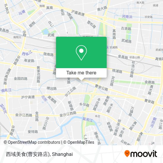 西域美食(曹安路店) map