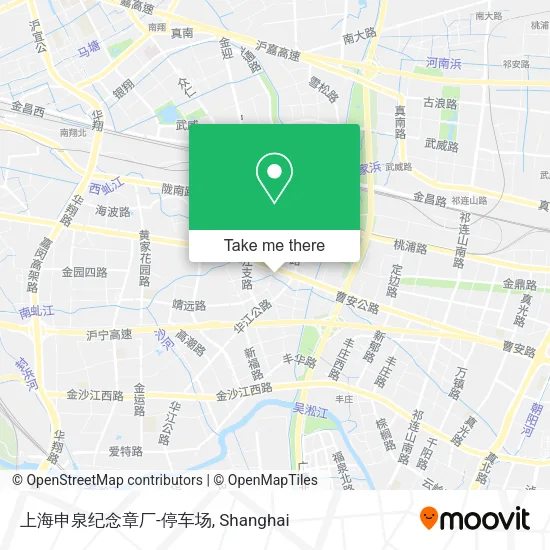 上海申泉纪念章厂-停车场 map