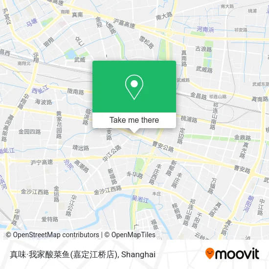 真味·我家酸菜鱼(嘉定江桥店) map
