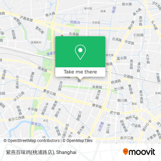 紫燕百味鸡(桃浦路店) map