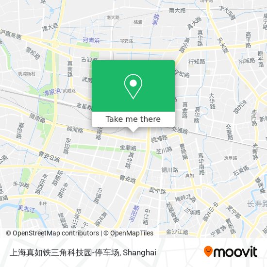 上海真如铁三角科技园-停车场 map