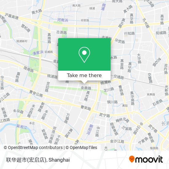 联华超市(宏启店) map