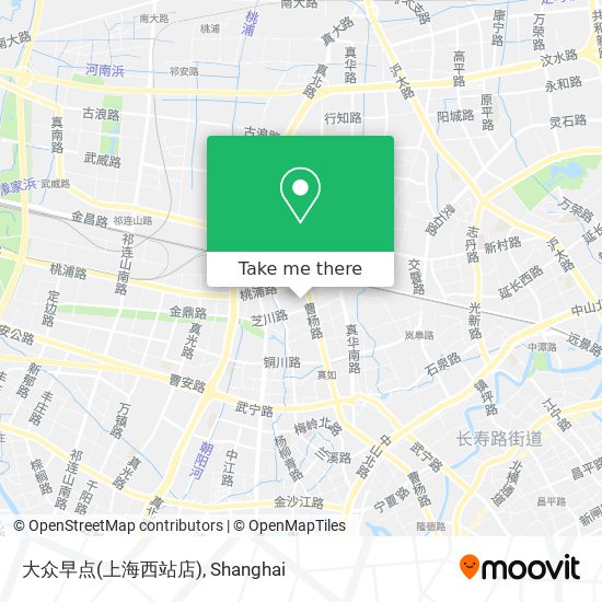 大众早点(上海西站店) map