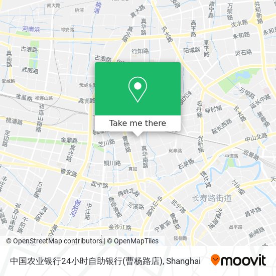 中国农业银行24小时自助银行(曹杨路店) map