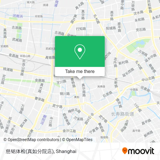 慈铭体检(真如分院店) map
