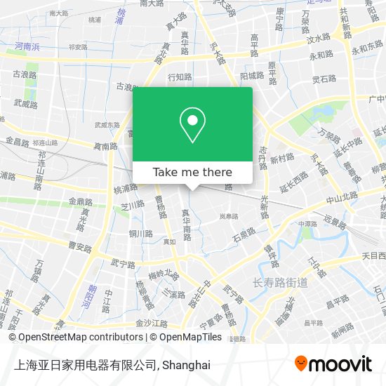 上海亚日家用电器有限公司 map