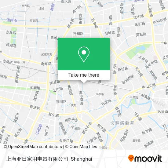 上海亚日家用电器有限公司 map