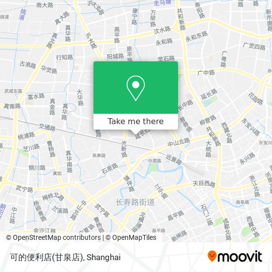 可的便利店(甘泉店) map