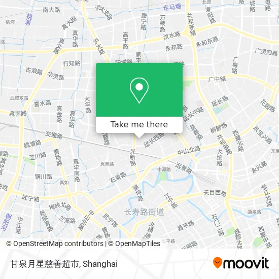甘泉月星慈善超市 map