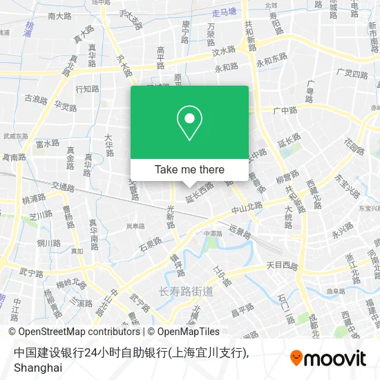 中国建设银行24小时自助银行(上海宜川支行) map