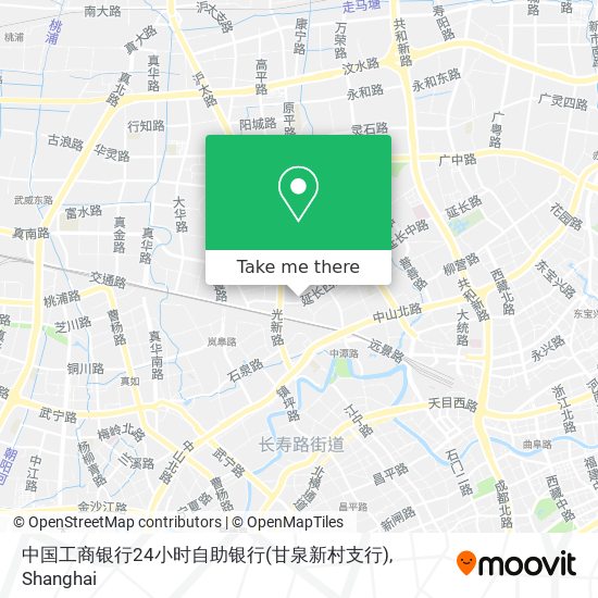中国工商银行24小时自助银行(甘泉新村支行) map