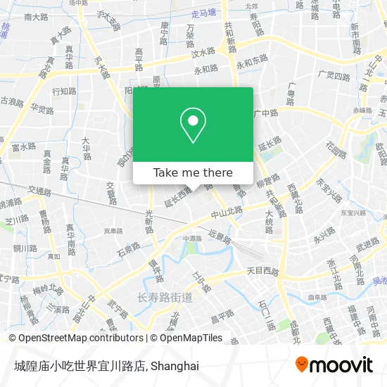 城隍庙小吃世界宜川路店 map