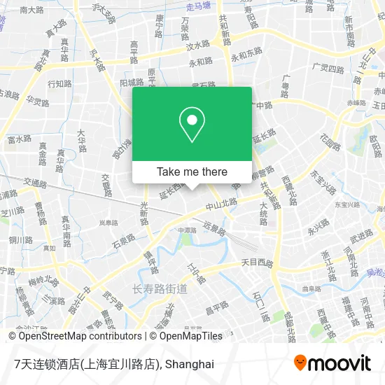 7天连锁酒店(上海宜川路店) map