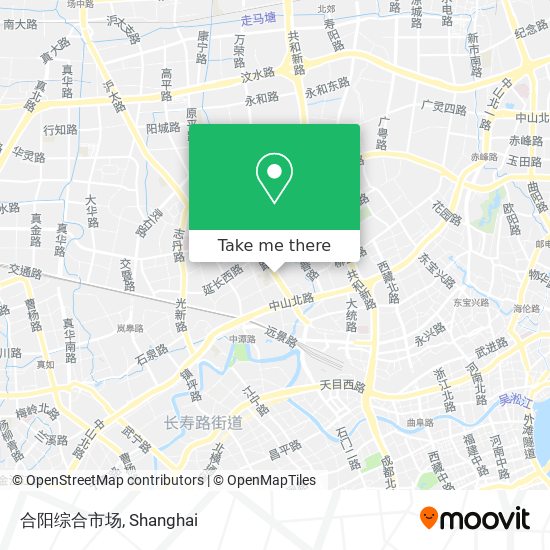 合阳综合市场 map
