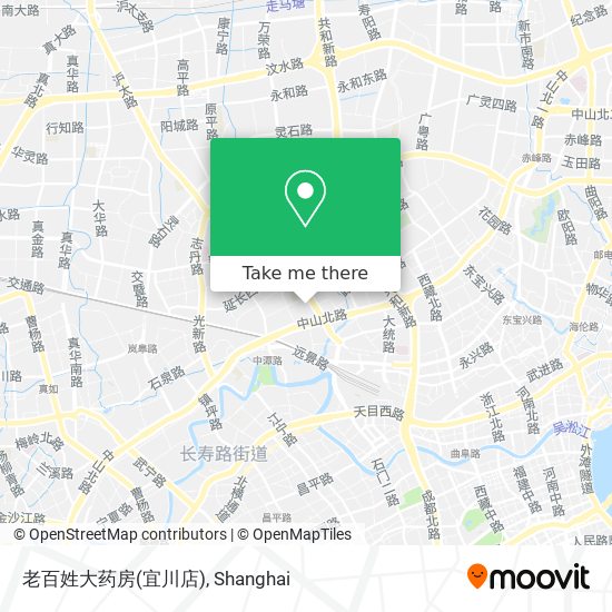 老百姓大药房(宜川店) map