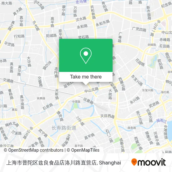 上海市普陀区兹良食品店洛川路直营店 map