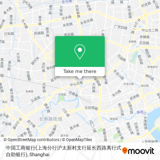 中国工商银行(上海分行沪太新村支行延长西路离行式自助银行) map