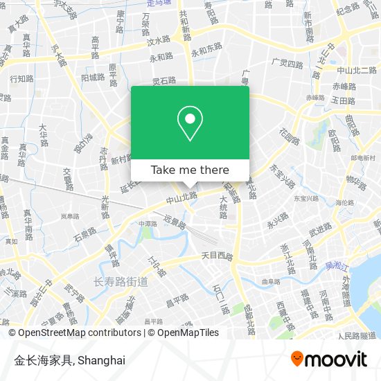 金长海家具 map