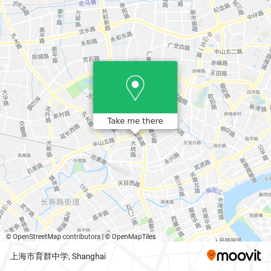 上海市育群中学 map