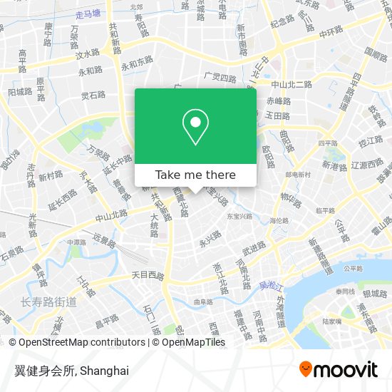 翼健身会所 map