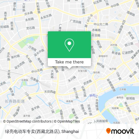 绿亮电动车专卖(西藏北路店) map