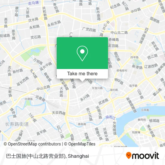 巴士国旅(中山北路营业部) map