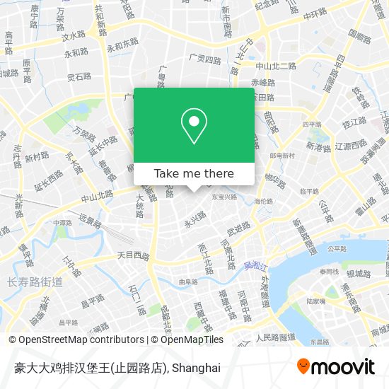 豪大大鸡排汉堡王(止园路店) map