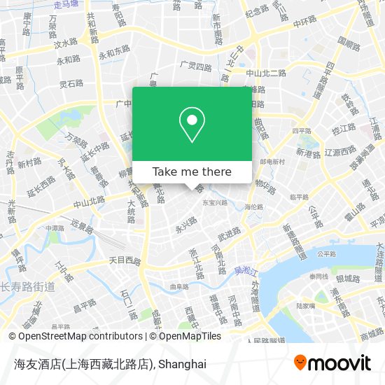 海友酒店(上海西藏北路店) map