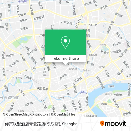 仰寅联盟酒店青云路店(凯乐店) map