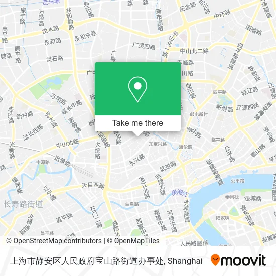 上海市静安区人民政府宝山路街道办事处 map