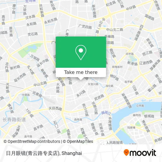 日月眼镜(青云路专卖店) map