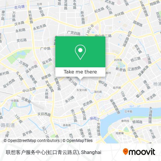 联想客户服务中心(虹口青云路店) map