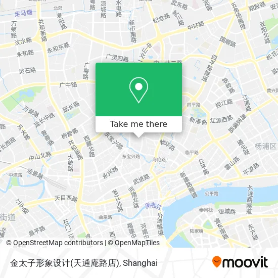 金太子形象设计(天通庵路店) map