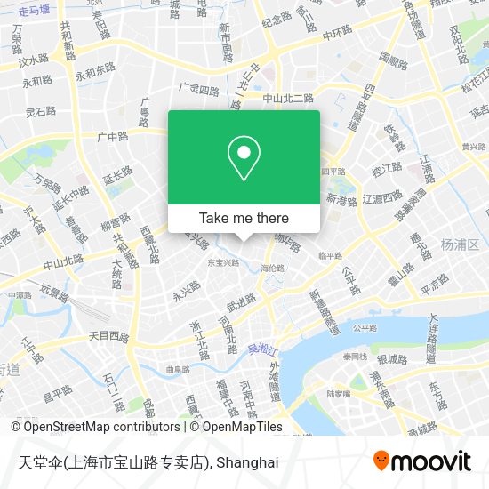 天堂伞(上海市宝山路专卖店) map