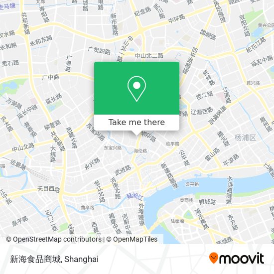 新海食品商城 map