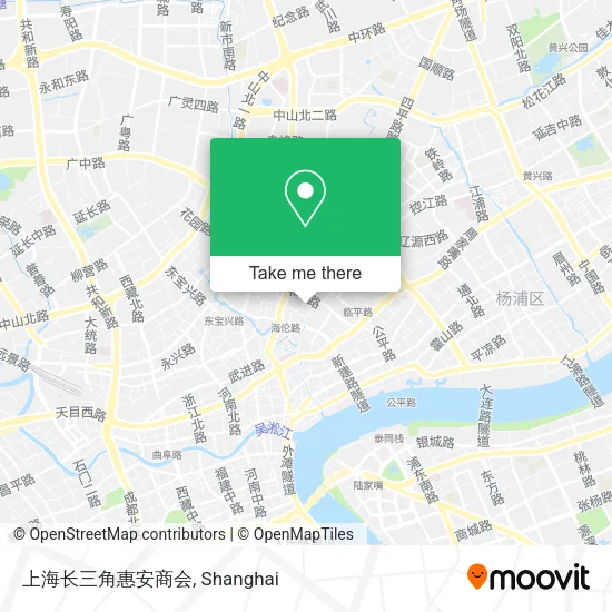 上海长三角惠安商会 map