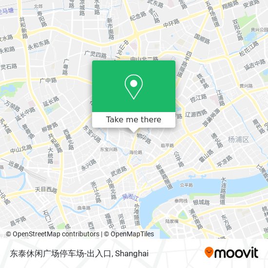 东泰休闲广场停车场-出入口 map