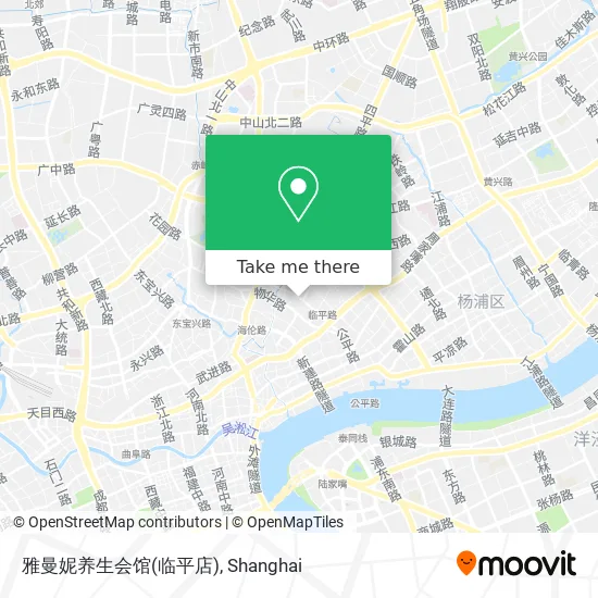 雅曼妮养生会馆(临平店) map