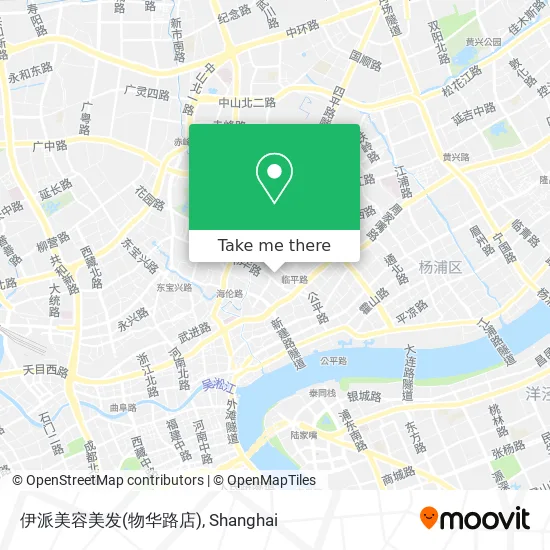 伊派美容美发(物华路店) map
