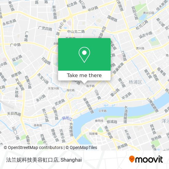 法兰妮科技美容虹口店 map