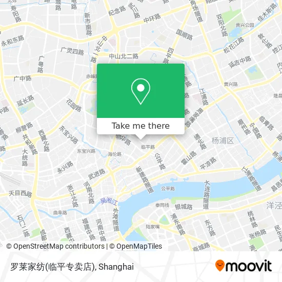罗莱家纺(临平专卖店) map