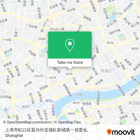 上海市虹口区嘉兴街道瑞虹新城第一居委会 map